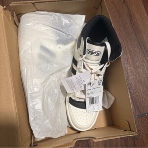 adidas Break Start Mid Womens Basketball Lifestyle Shoes, Cream White Sz 7